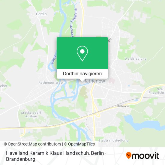Havelland Keramik Klaus Handschuh Karte
