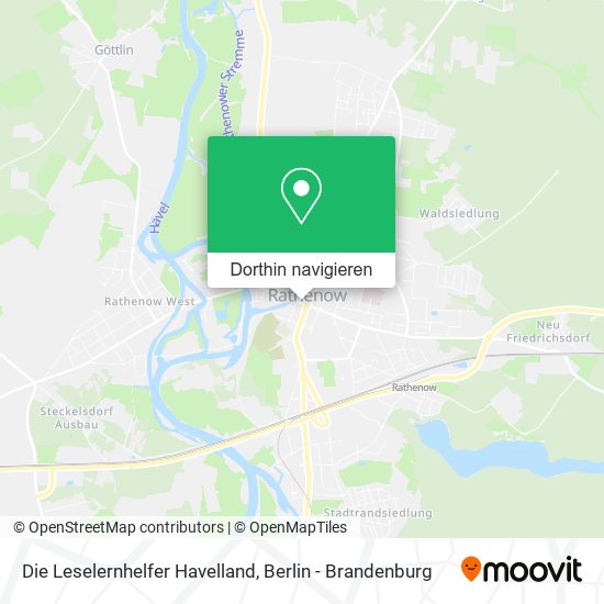 Die Leselernhelfer Havelland Karte