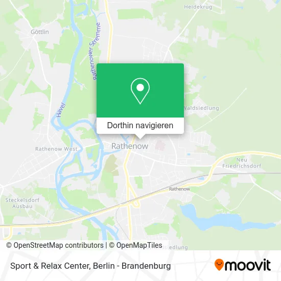 Sport & Relax Center Karte