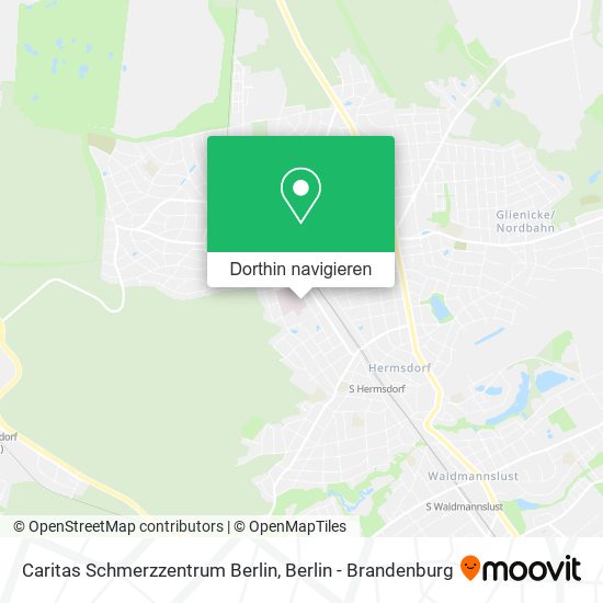 Caritas Schmerzzentrum Berlin Karte