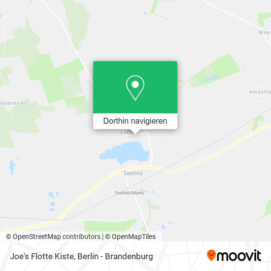 Joe's Flotte Kiste Karte