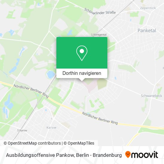 Ausbildungsoffensive Pankow Karte