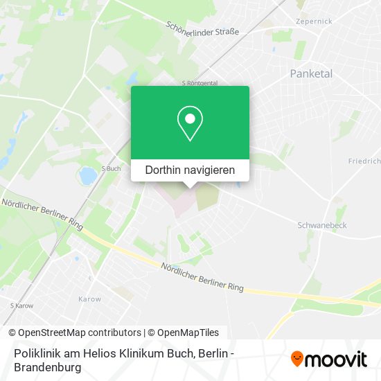 Poliklinik am Helios Klinikum Buch Karte