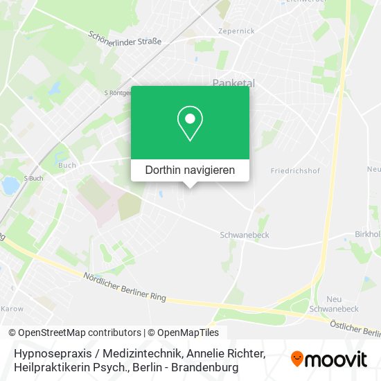Hypnosepraxis / Medizintechnik, Annelie Richter, Heilpraktikerin Psych. Karte