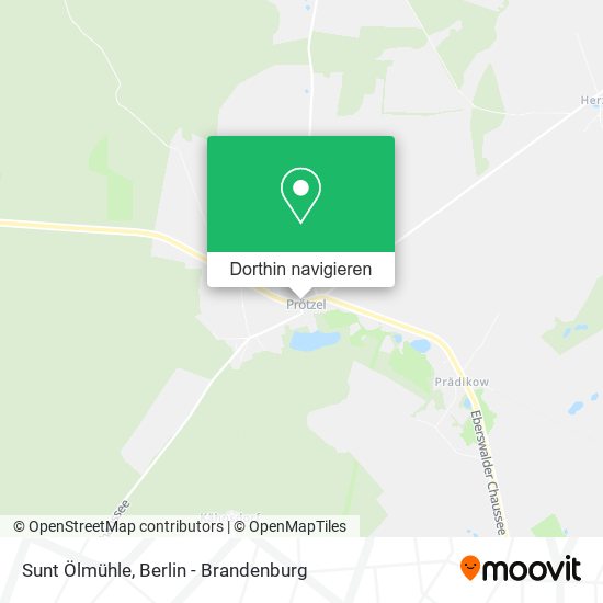 Sunt Ölmühle Karte