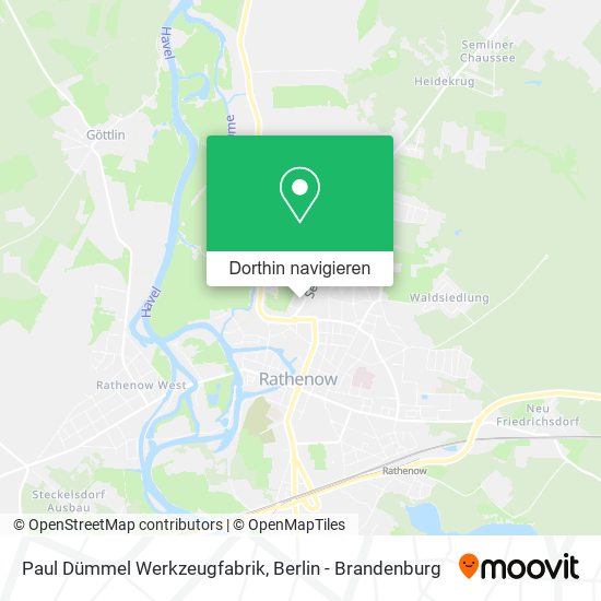 Paul Dümmel Werkzeugfabrik Karte