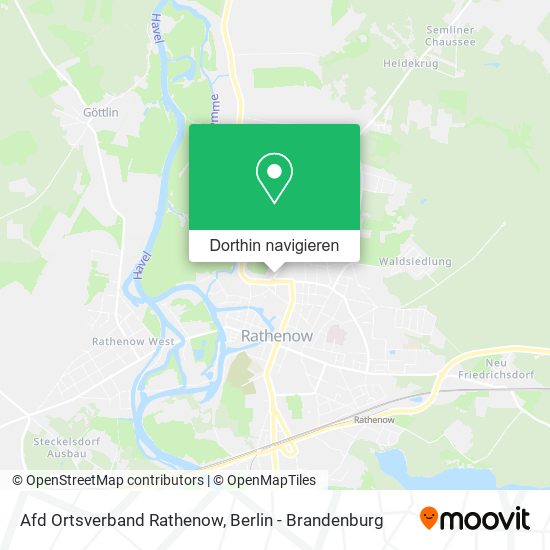 Afd Ortsverband Rathenow Karte