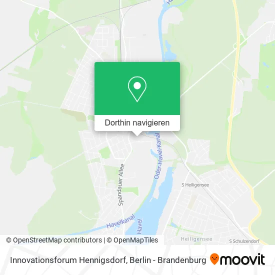 Innovationsforum Hennigsdorf Karte