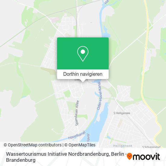 Wassertourismus Initiative Nordbrandenburg Karte