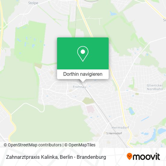 Zahnarztpraxis Kalinka Karte