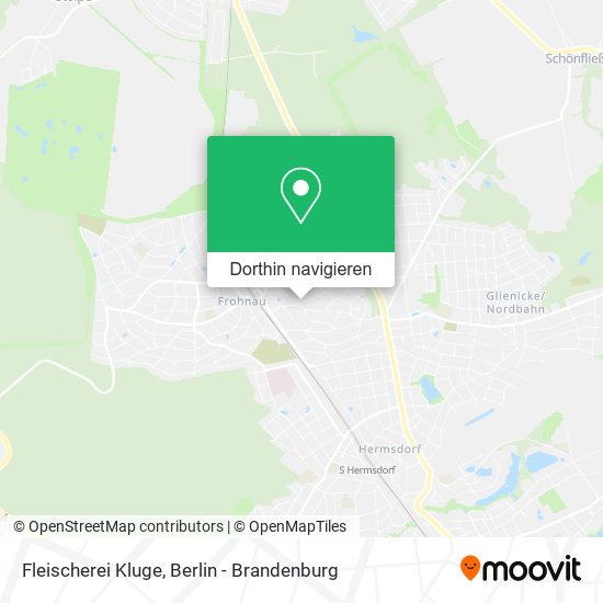 Fleischerei Kluge Karte