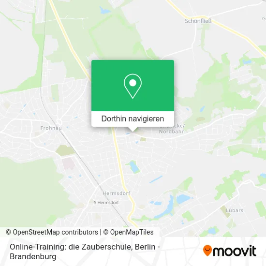 Online-Training: die Zauberschule Karte