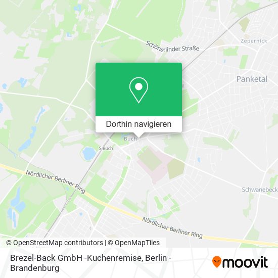 Brezel-Back GmbH -Kuchenremise Karte