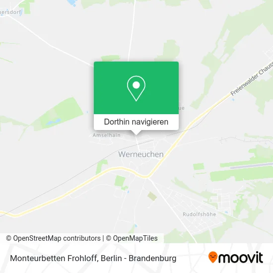 Monteurbetten Frohloff Karte
