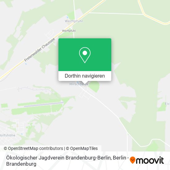 Ökologischer Jagdverein Brandenburg-Berlin Karte