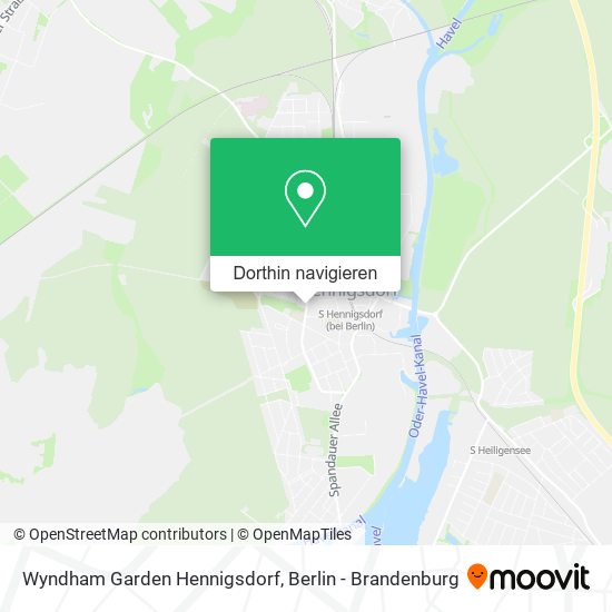 Wyndham Garden Hennigsdorf Karte