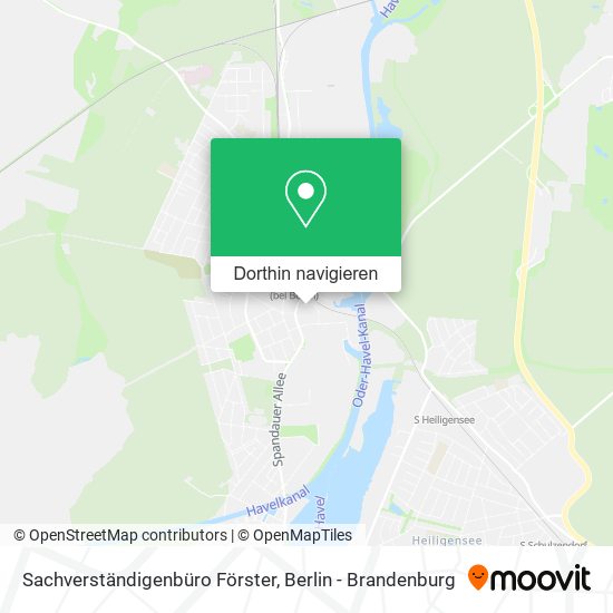 Sachverständigenbüro Förster Karte