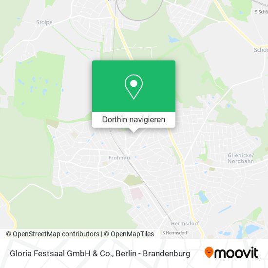 Gloria Festsaal GmbH & Co. Karte