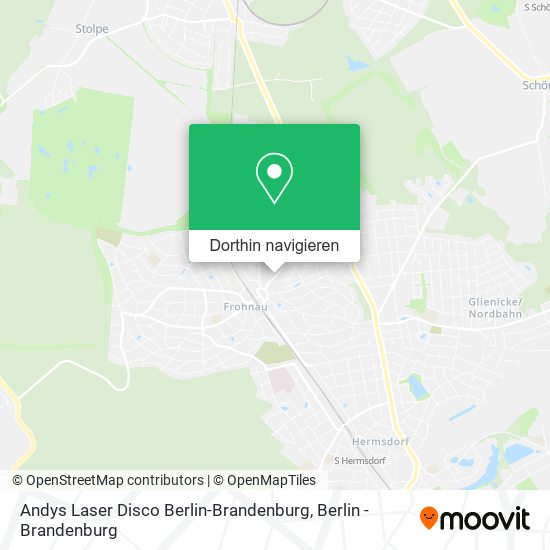 Andys Laser Disco Berlin-Brandenburg Karte