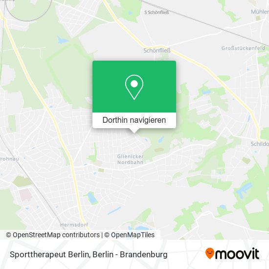 Sporttherapeut Berlin Karte