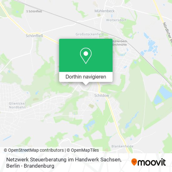 Netzwerk Steuerberatung im Handwerk Sachsen Karte