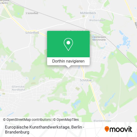 Europäische Kunsthandwerkstage Karte