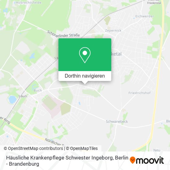 Häusliche Krankenpflege Schwester Ingeborg Karte