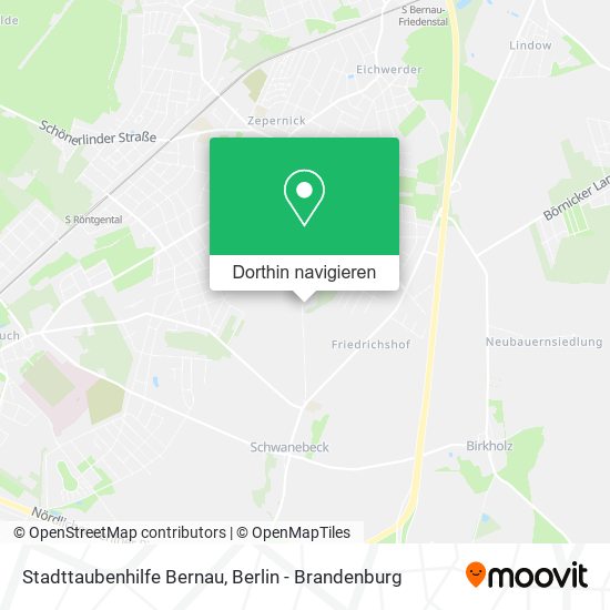 Stadttaubenhilfe Bernau Karte