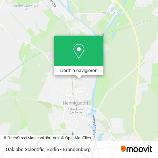 Oaklabs Scientific Karte