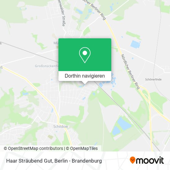Haar Sträubend Gut Karte