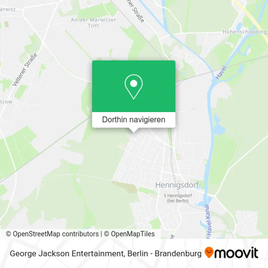 George Jackson Entertainment Karte