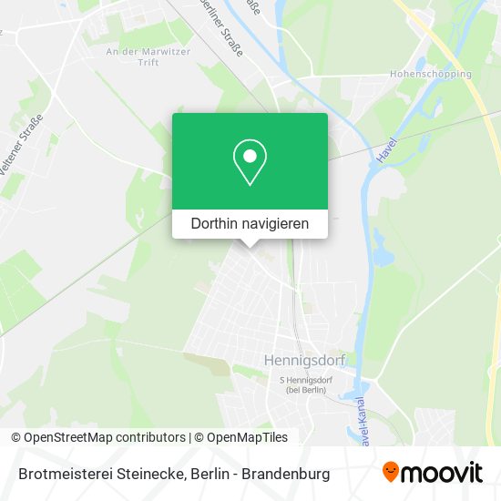 Brotmeisterei Steinecke Karte