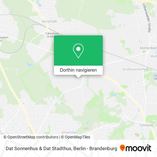 Dat Sonnenhus & Dat Stadthus Karte
