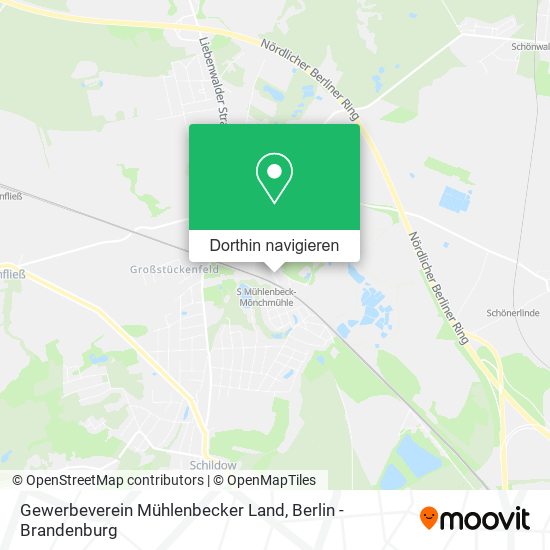 Gewerbeverein Mühlenbecker Land Karte