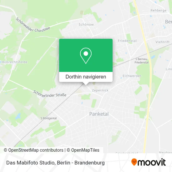 Das Mabifoto Studio Karte