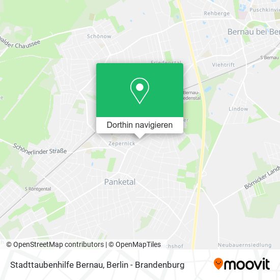 Stadttaubenhilfe Bernau Karte