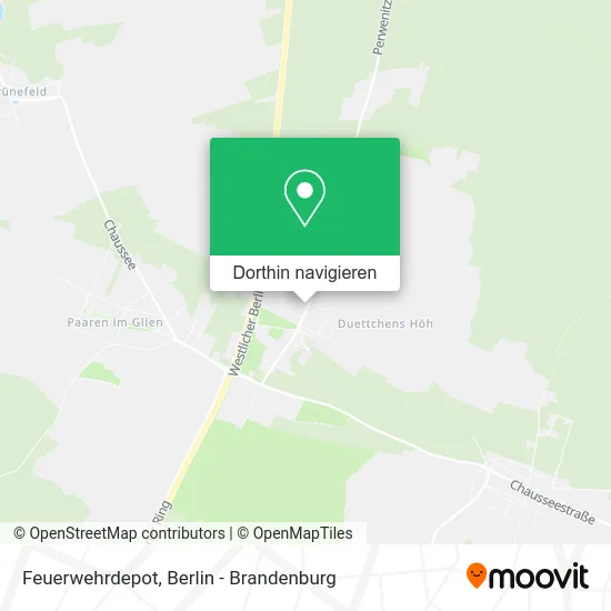 Feuerwehrdepot Karte