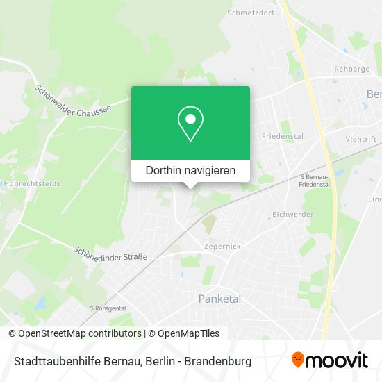 Stadttaubenhilfe Bernau Karte