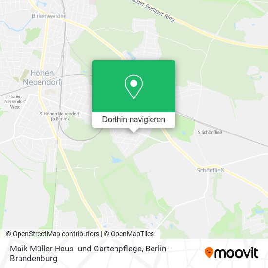 Maik Müller Haus- und Gartenpflege Karte