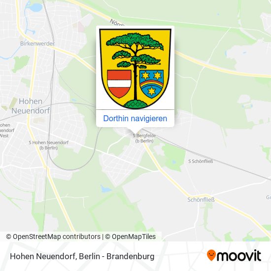 Hohen Neuendorf Karte