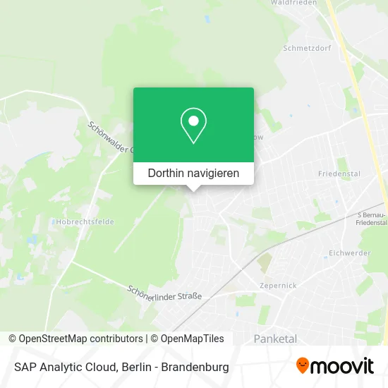 SAP Analytic Cloud Karte