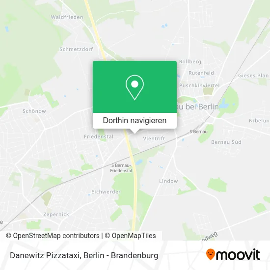 Danewitz Pizzataxi Karte