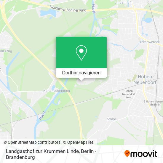 Landgasthof zur Krummen Linde Karte