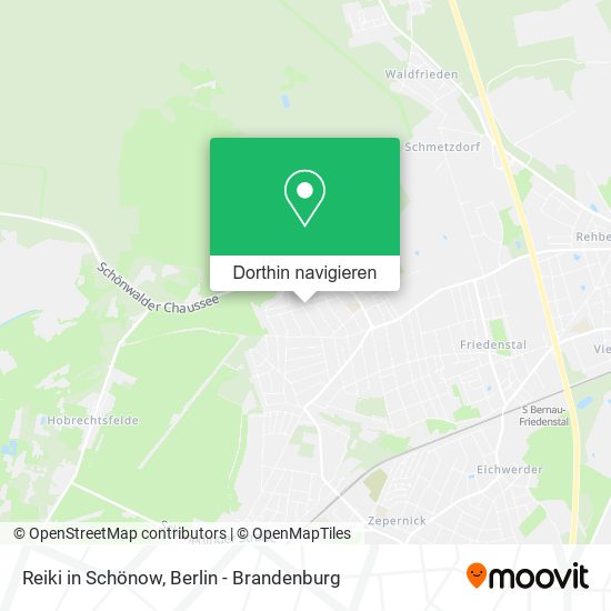 Reiki in Schönow Karte