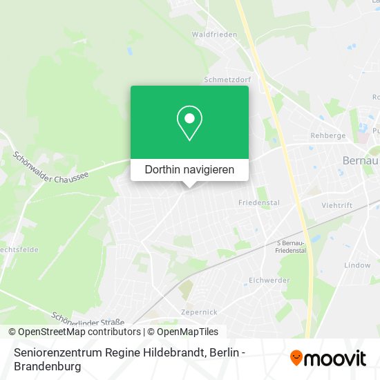 Seniorenzentrum Regine Hildebrandt Karte