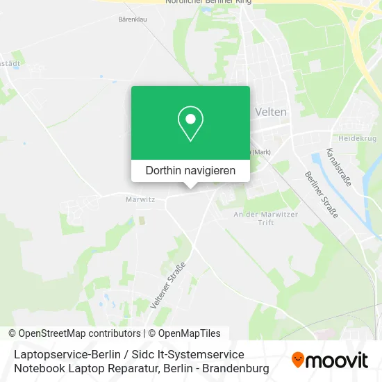 Laptopservice-Berlin / Sidc It-Systemservice Notebook Laptop Reparatur Karte