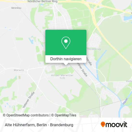 Alte Hühnerfarm Karte