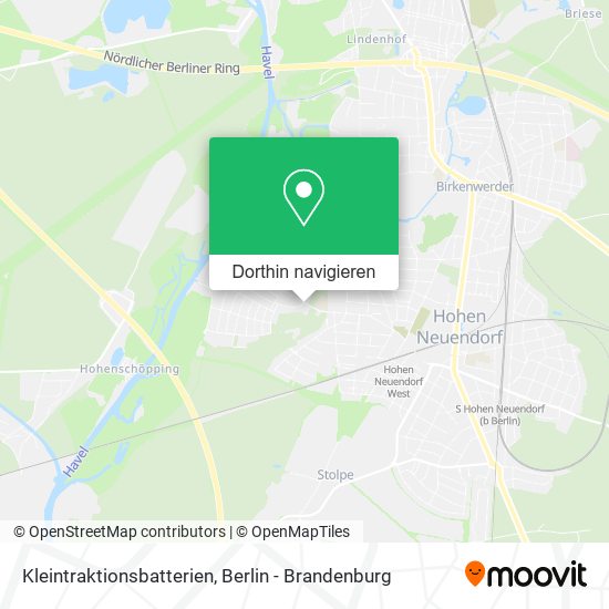 Kleintraktionsbatterien Karte