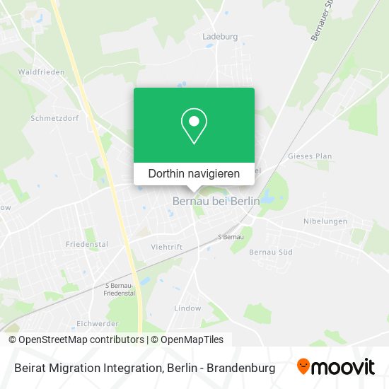 Beirat Migration Integration Karte