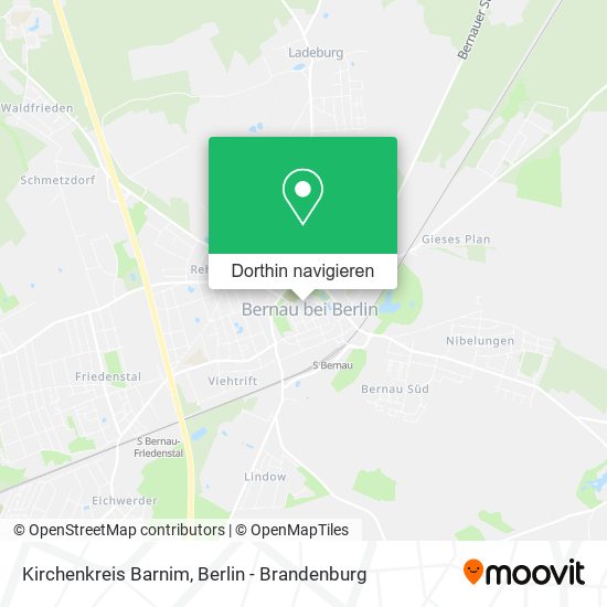 Kirchenkreis Barnim Karte